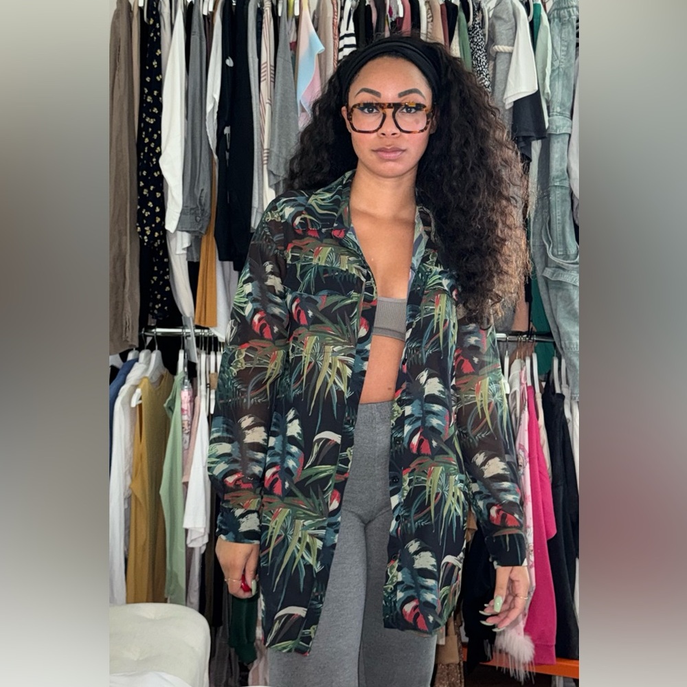 Tropical Print Women's Jacket